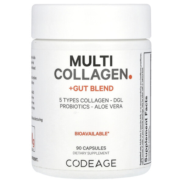 Multi Collagen + Смесь для кишечника - 90 капсул - Codeage Codeage