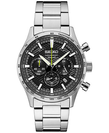 Мужские часы с браслетом из нержавеющей стали с хронографом Essentials 43 мм SEI