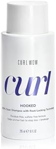 COLOR WOW Curl Wow Hooked 100% Clean Shampoo with Root-Locking Technology – Rich-lathering, sulfate-free formula leaves no residues + helps anchor hair to stop shedding Color Wow