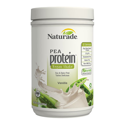 Naturade Pea Protein™ Vegan Shake Vanilla — 15,6 унции Naturade