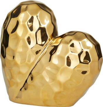 Фарфоровая скульптура сердца с ямочками VIVIAN LUNE HOME