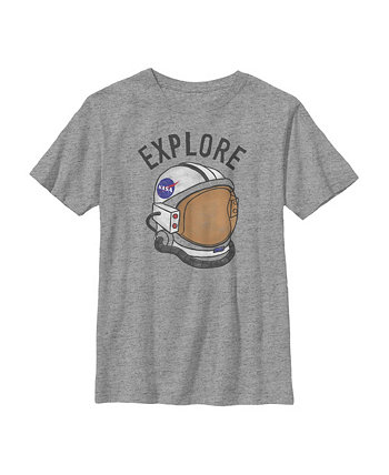 Детская футболка Explore Helmet для мальчиков NASA