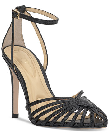 Women's Paveri Huarache Strappy Stiletto Pumps Jessica Simpson