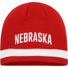 Men's adidas Scarlet Nebraska Huskers Wordmark Knit Hat Adidas