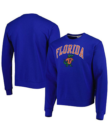 Мужской флисовый пуловер Royal Florida Gators 1965 Arch Essential свитшот League Collegiate Wear