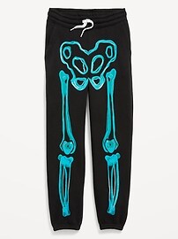 Halloween Skeleton Graphic Gender-Neutral Jogger Sweatpants for Kids Old Navy