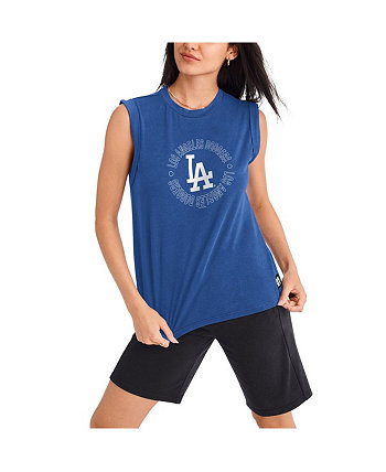 Женская майка Royal Los Angeles Dodgers Madison Tri-Blend DKNY