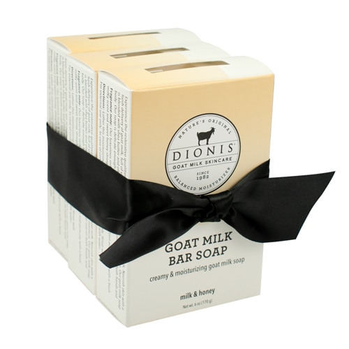 Пакет мыла Goat Milk Bar с молоком и медом — 6 унций каждый / упаковка из 3 штук Dionis