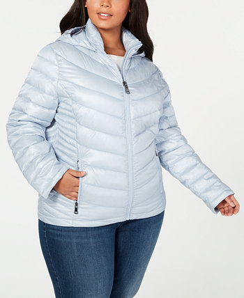 Calvin klein plus size shop packable down puffer coat