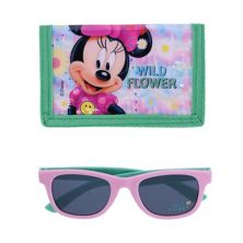Kid's Disney Minnie Mouse Wallet And Sunglasses Set Textiel Trade