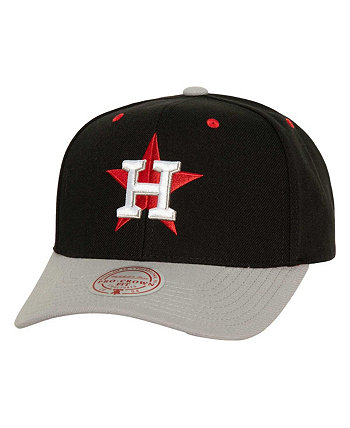 Мужская черная регулируемая шапка Houston Astros Bred Pro Mitchell & Ness