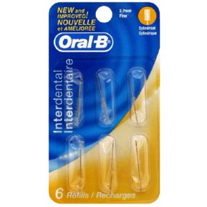 Oral-B Interdental Brush Refills Cylindrical 6 Each Visit the Oral-B Store