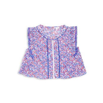 Little Girl's &amp; Girl's Adeh Floral Top Poupette St Barth