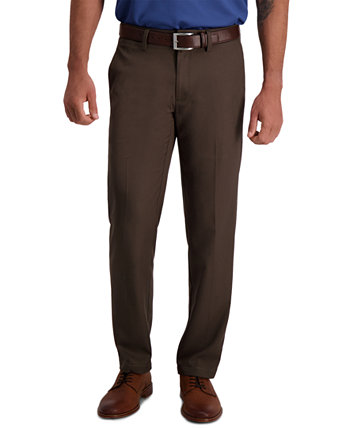 Мужские классические брюки из 18-ти классических эластичных влагоотталкивающих стрейч-полосок с классическим подгонкой 18 шт. HAGGAR