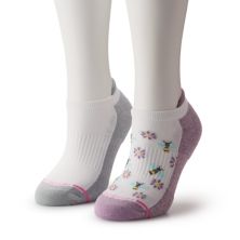 Women's Dr. Motion Bee & Daisy Ankle Socks 2-Pack Dr. Motion