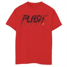 Boys 8-20 DC Comics The Flash Fastest Man Alive Drip Lightning Bolt Logo Graphic Tee Licensed Character