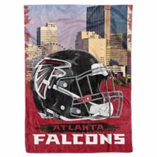 &#34;Atlanta Falcons 66&#34;&#34; x 90&#34;&#34; City Sketch Blanket&#34; Logo Brand