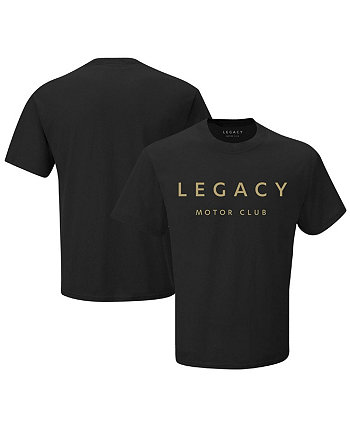 Мужская черная футболка Legacy Motor Club Team Checkered Flag Sports