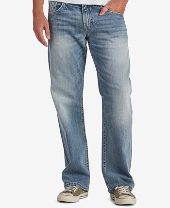 Мужские прямые эластичные джинсы свободного кроя Gordie Silver Jeans Co.