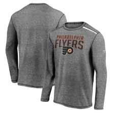 Мужская футболка с длинным рукавом с логотипом Fanatics серая серая Philadelphia Flyers, специальная серия Fanatics
