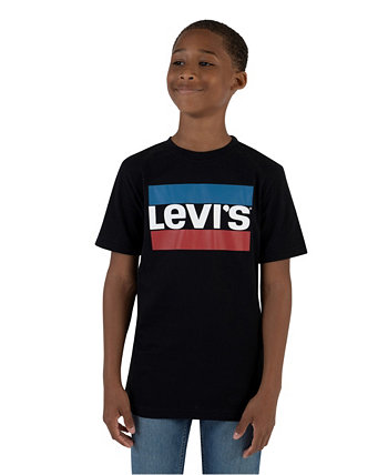 Хлопковая футболка с логотипом, для больших мальчиков Levi's®