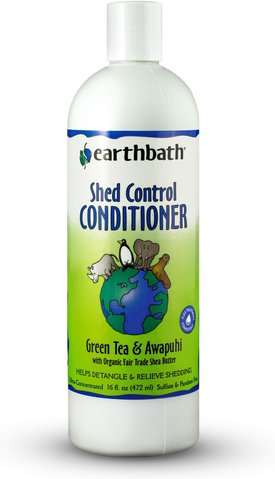 Earthbath Shed Control Green Tea & Awapuhi Dog & Cat Conditioner Earthbath