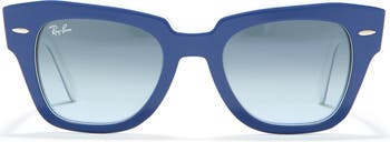 Солнцезащитные очки State Street 49 мм в квадратной оправе с градиентом Ray-Ban