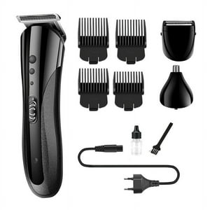 Triani 3 in 1 Electric Shaver for Men Rechargeable Beard Clipper Hair Trimmer Nose Hair Razor Kit Eyebrow Trimmer Shaving Machine TRIANI