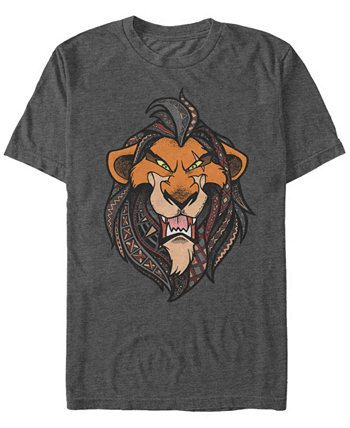 Мужская футболка с короткими рукавами Disney The Geometric Patterned Scar Lion King