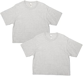 American Apparel Women's Fine Jersey Boxy T-Shirt, Style G102, 2-Pack American Apparel