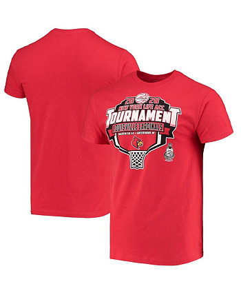 Men's Red Louisville Cardinals 2020 Conference Basketball Tournament T-shirt Original Retro Brand