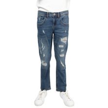Boys 8-18 Fashion Rip & Repair Jeans With Stretch RawX