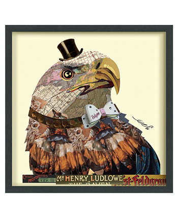 Настенный коллаж с объемным рисунком "Американский орел" - 25 x 25 дюймов Empire Art Direct