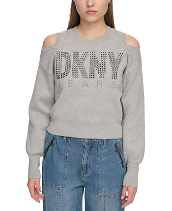 Женский свитер с вырезами на плечах DKNY DKNY