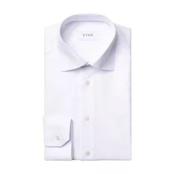 Жаккардовая классическая рубашка с диагональю современного кроя Eton