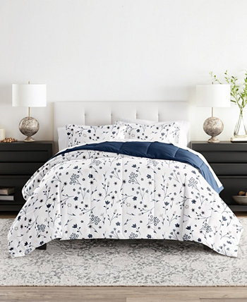 Forget Me Not Reversible Comforter Set, Twin/Twin Extra Long Ienjoy Home