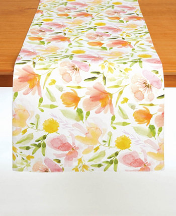 Дорожка для стола с цветочным наслаждением, 72 x 14 дюймов Tableau