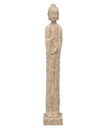 Эклектичная скульптура Будды, 32 x 5 дюймов Rosemary Lane