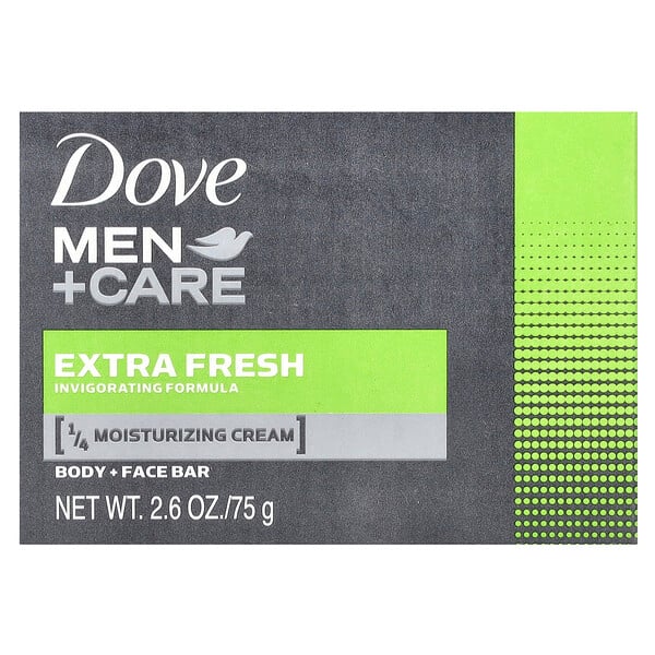 Men+Care, Мыло для тела и лица, Extra Fresh, 2,6 унции (75 г) Dove