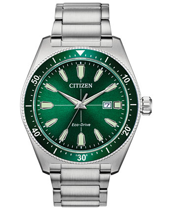 Эко-Драйв мужские часы Brycen из нержавеющей стали 43мм Citizen