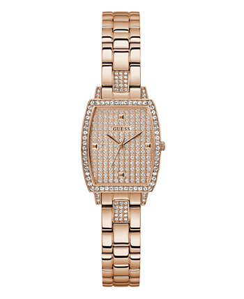 Women's Analog Rose Gold-Tone Stainless Steel Watch 25mm GUESS