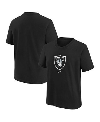 Черная футболка с надписью Las Vegas Raiders Team для мальчиков дошкольного возраста Nike
