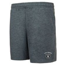 Men's Concepts Sport Charcoal Las Vegas Raiders Powerplay Fleece Shorts Unbranded