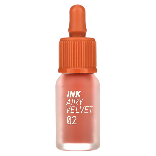 Ink Airy Velvet Lip Tint, оттенок 02 Selfie Orange Brown, 4 г (0,14 унции) Peripera