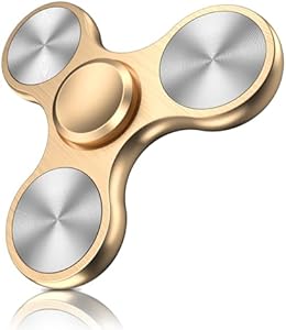 Fidget Spinners Toy, Metal Stainless Steel Bearing High Speed 4-8 Min Spins, EDC ADHD Stress Anxiety Relieves Reducer Fidgets Finger Toys, Spinner Toys for Kids and Adults Isapral