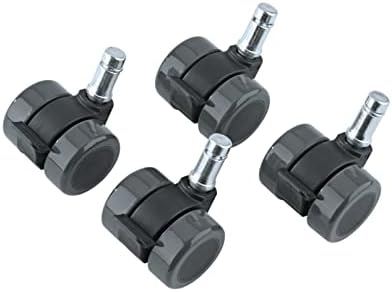 K&M Konig & Meyer 17510.000.55 Caster Set | Fits Guardian Guitar Stands | 4 Locking Wheel Accessory | Heavy-Duty Easy Swivel and Roll | Soft Casters for Hard Floors | Unlubricated Anti-Scratch | Black K&M