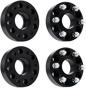 PHILTOP 6x4.5 Wheel Spacer, 1" Hub Centric Wheel Spacers Fit for Frontier, Pathfinder, Xterra, Thread Pitch M12x1.25 Hub Bore 66.1mm - 4Pcs Philtop