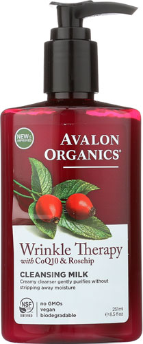 Очищающее молочко против морщин Avalon Organics Wrinkle Therapy — 8,5 жидких унций Avalon Organics