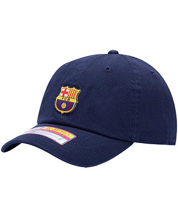 Мужская темно-синяя регулируемая кепка Barcelona Safari Classic Fan Ink
