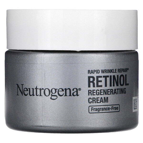 Rapid Wrinkle Repair, Регенерирующий крем с ретинолом, без отдушек, 1,7 унции (48 г) Neutrogena